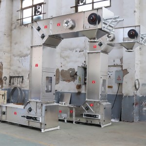 Z-arm conveyor bucket elevator